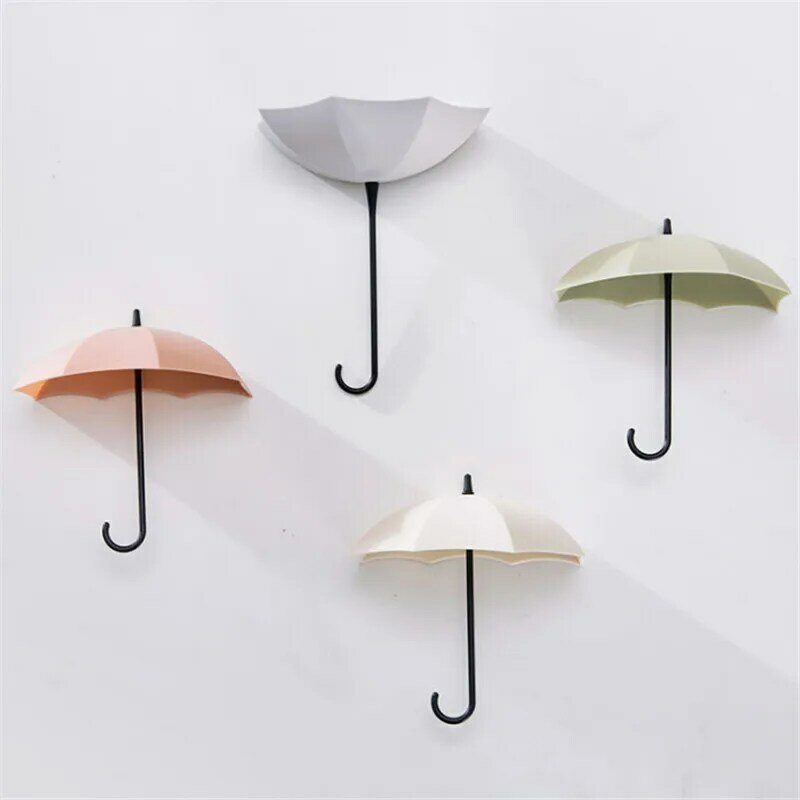 3 pçs/lote Guarda-chuva Criativo Em Forma Chave Titular Gancho Da Parede Para Cozinha Organizador Cabide Rack Início Decorativa Acessórios Do Banheiro