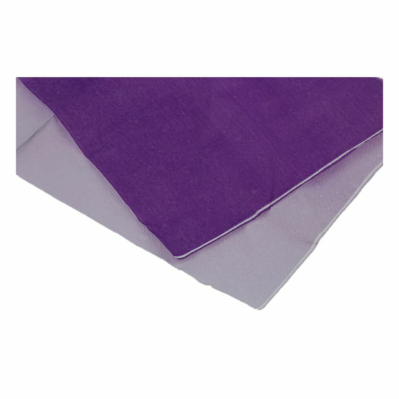 1 paquete de servilletas de papel impresas de Color sólido (púrpura)