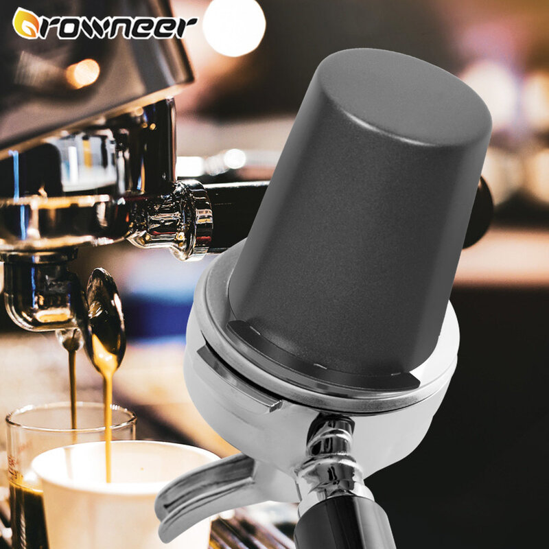 Assistant de broyeur d'alimentation de poudre de café d'acier inoxydable de tasse de dosage de café de polissage résistant à la rouille pour la Machine à expresso de 58mm