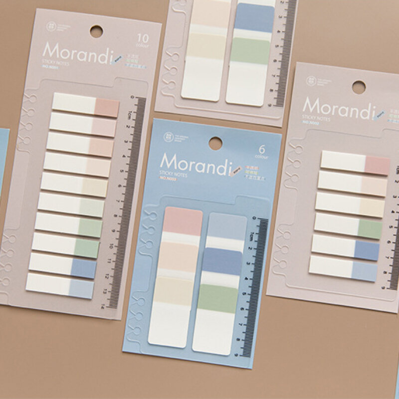 Kartki samoprzylepne jednokolorowe planowanie Memo Planner Aegnda szkolne materiały biurowe estetyczne artykuły papiernicze