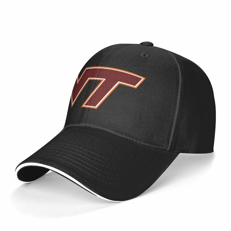 Унисекс хлопковая кепка для женщин и мужчин, модная бейсболка Вирджиния Tech, регулируемая внешняя деталь для университета