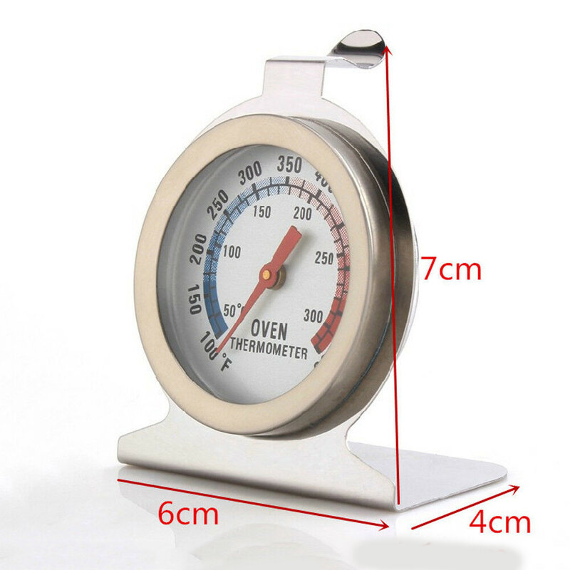 Thermomètre de four de cuisine, en acier inoxydable, cadran pour aliments et viande, jauge de température, fournitures ménagères