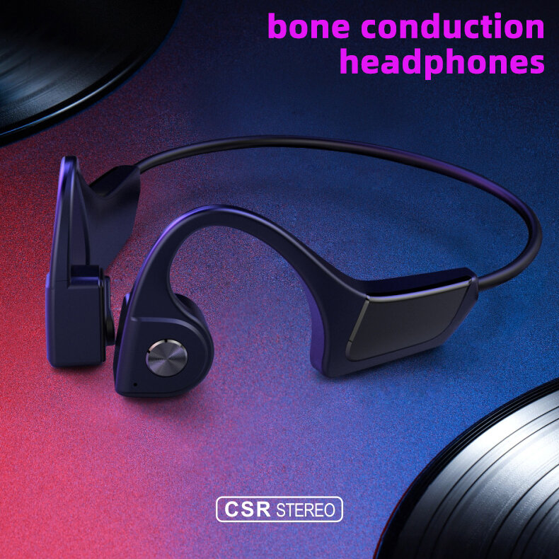 Fineblue f806 condução óssea fone de ouvido tws bluetooth compatível lótus condução óssea fones de ouvido sem fio à prova dwireless água gancho da orelha executar