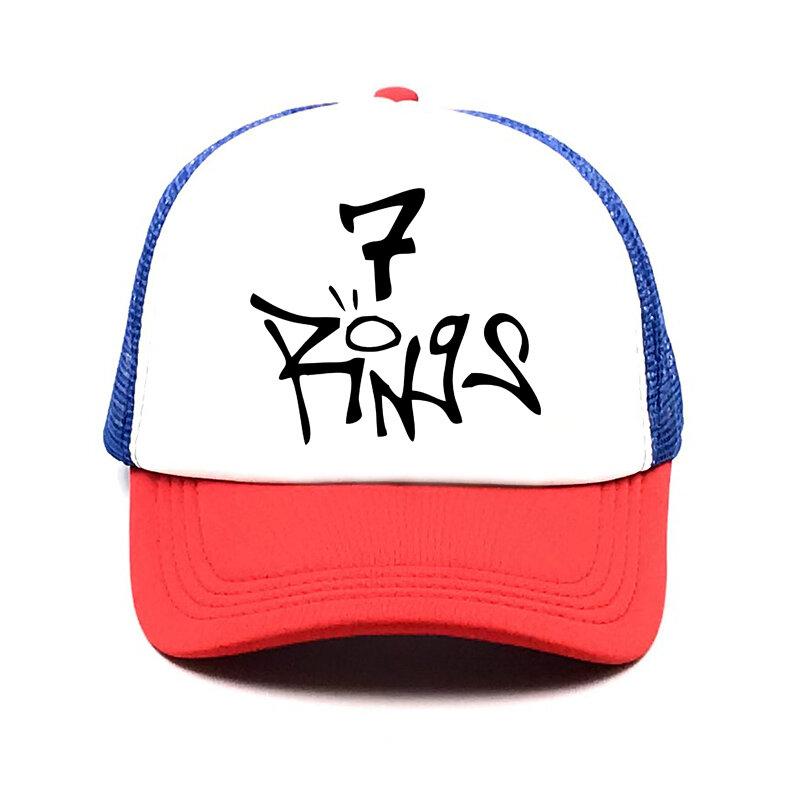 Thank U Next Baseball Caps Ariana Grande 7 print Summer Mesh cap Dad Hat snapback Women Men Hats Latest album Trucker cap