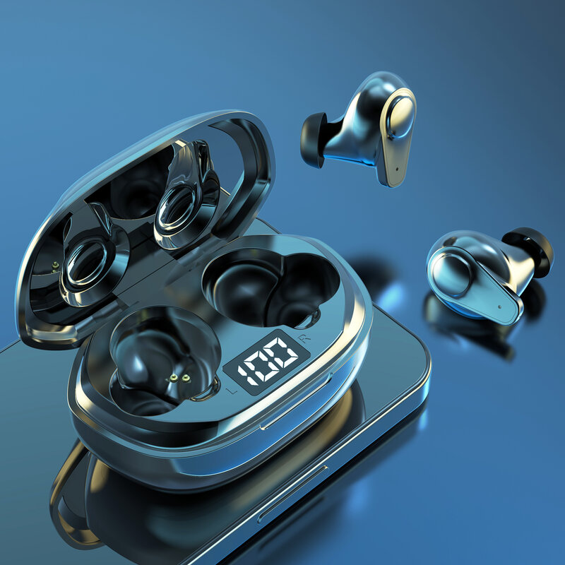 TWS Bluetooth Kopfhörer In Ohr HIFI Stereo Gaming Kopfhörer Led-anzeige Sport Wasserdichte Ohrhörer Gamer Mit Mic