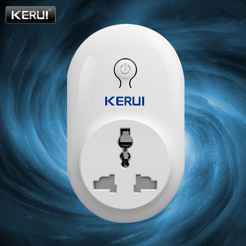 KERUI-enchufe inteligente Digital, tecnología de radiofrecuencia, rendimiento estable, protección, equipo electrónico, conexión de señal inalámbrica