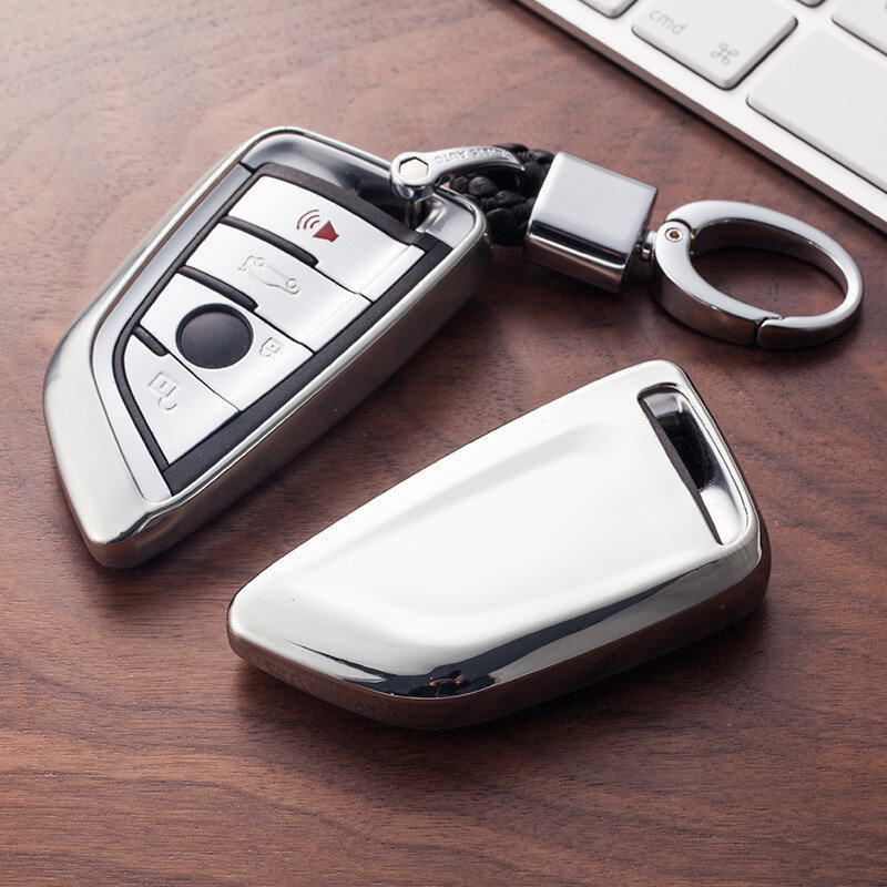 Coque de clé de voiture en TPU souple, protecteur de clé, pour BMW X5 F15 X6 F16 G30 série 7 G11 X1 F48 F39, accessoires de style automobile