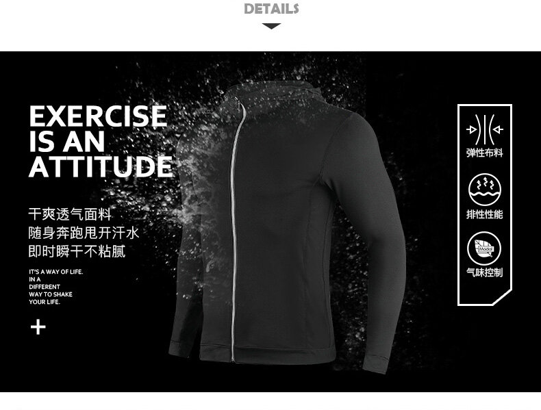 Dry Fit Men's Training Sportswear Set Gym Fitness Compression Sport Suit Jogging Tight Sports Wear Clothes Oversized Male boxing