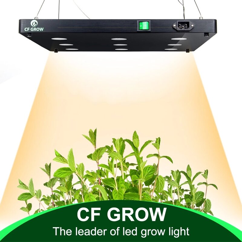 Luz LED COB ultradelgada para cultivo de plantas, Panel de lámpara LED de espectro completo BlackSun S4, S6, S9 para plantas hidropónicas de interior, todas las etapas de crecimiento