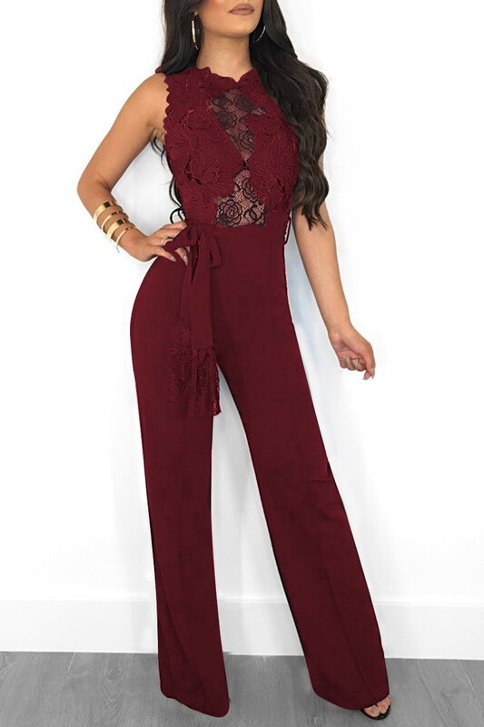2022 Hot Stijl Jumpsuit In Europa Sexy Kant Jumpsuits