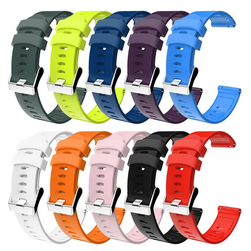 Vervanging Watch Band Voor Garmin Forerunner 245 245M 645 Vibractive 3 Siliconen Band Outdoor Sport Smart Horloge Accessoires