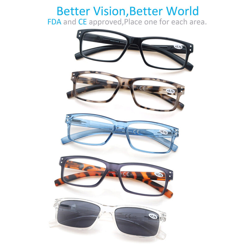 남성 여성 독서용 안경 디자이너 원시 시야 안경, 원시 안경 스프링 힌지 안경 포인트 + 1 + 1.5 + 2 + 2.5 + 3 + 3.5