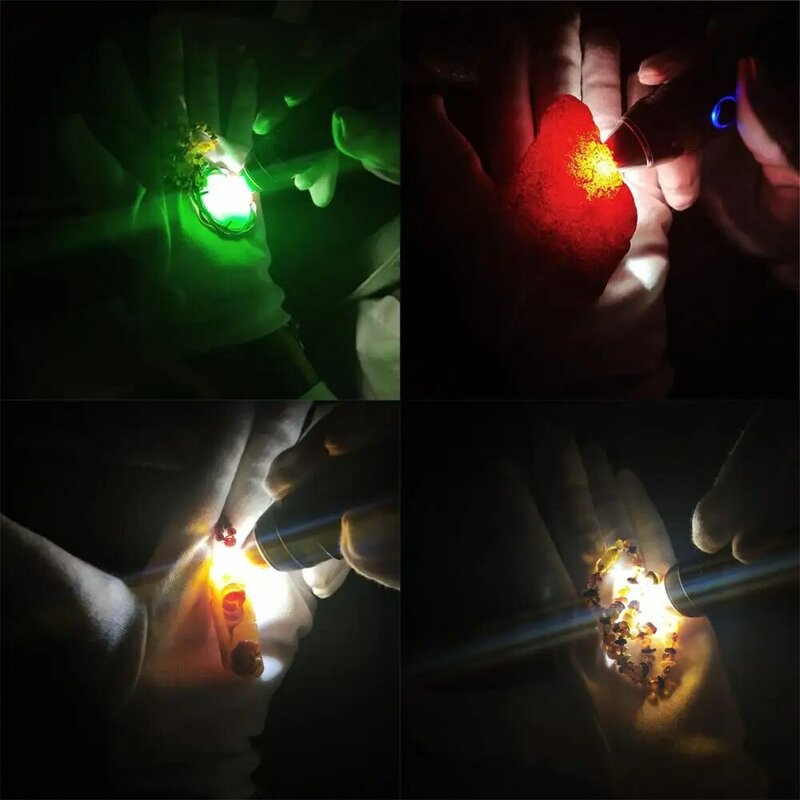 Профессиональный фонарик идентификация нефрита нефритовый нефрит ювелирные изделия Янтарная лампа