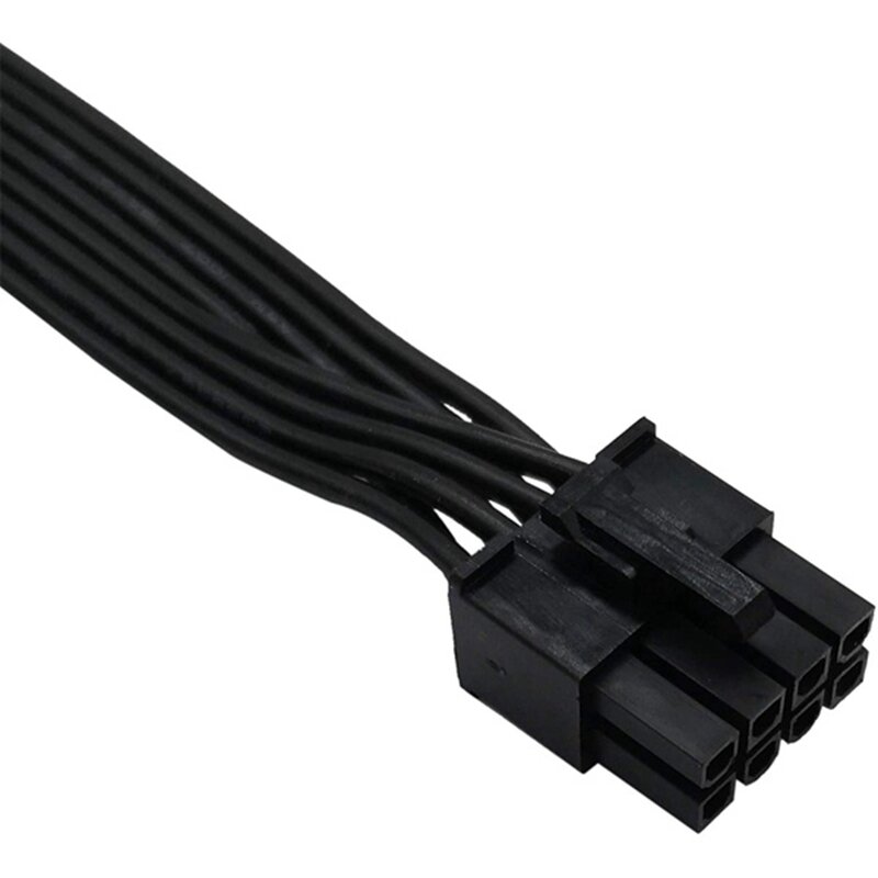 Câble adaptateur d'alimentation ATX CPU 8 broches mâle vers double PCIe 2X 8 broches (6 + 2) mâle pour alimentation modulaire Corsair (63cm + 23cm), 5 pièces