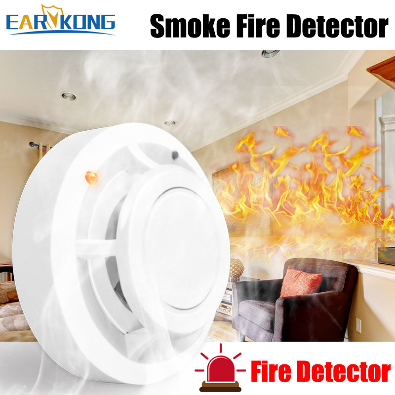 Independent Fire Smoke Sensor High Sensitive Smoke Detector Alarm All For Your Home Security Protect Your House