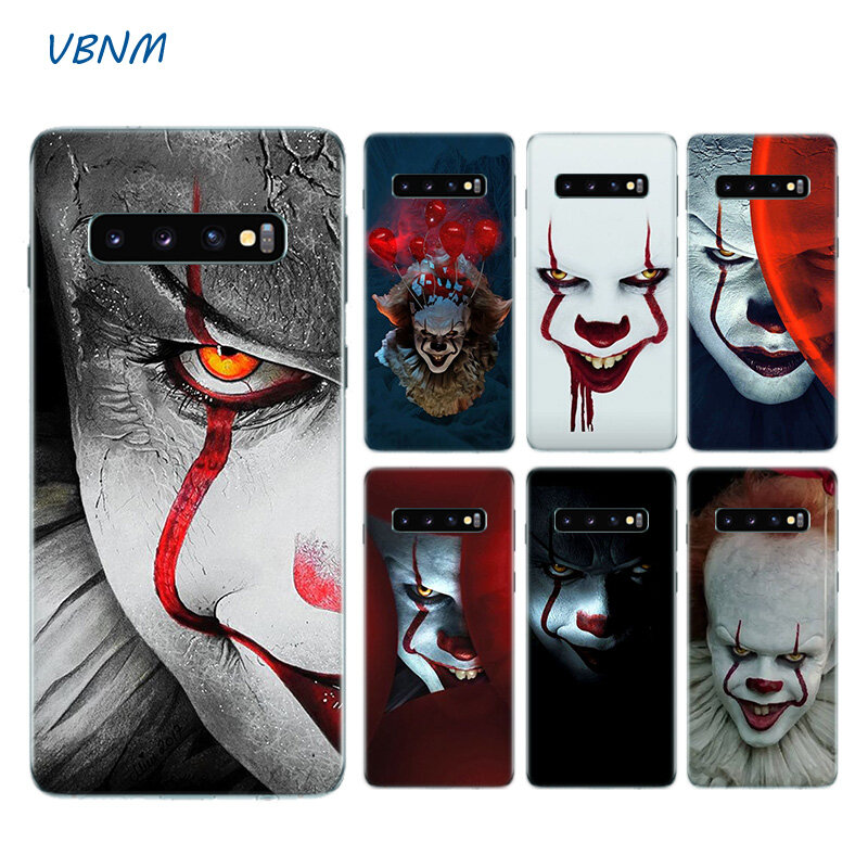 Pennywise – coque d'horreur Clown, étui pour Samsung Galaxy S20 + S20 S10 S9 S8 Plus S10E S6 S7 Edge Note 20 Ultra 8 9 10 Pro