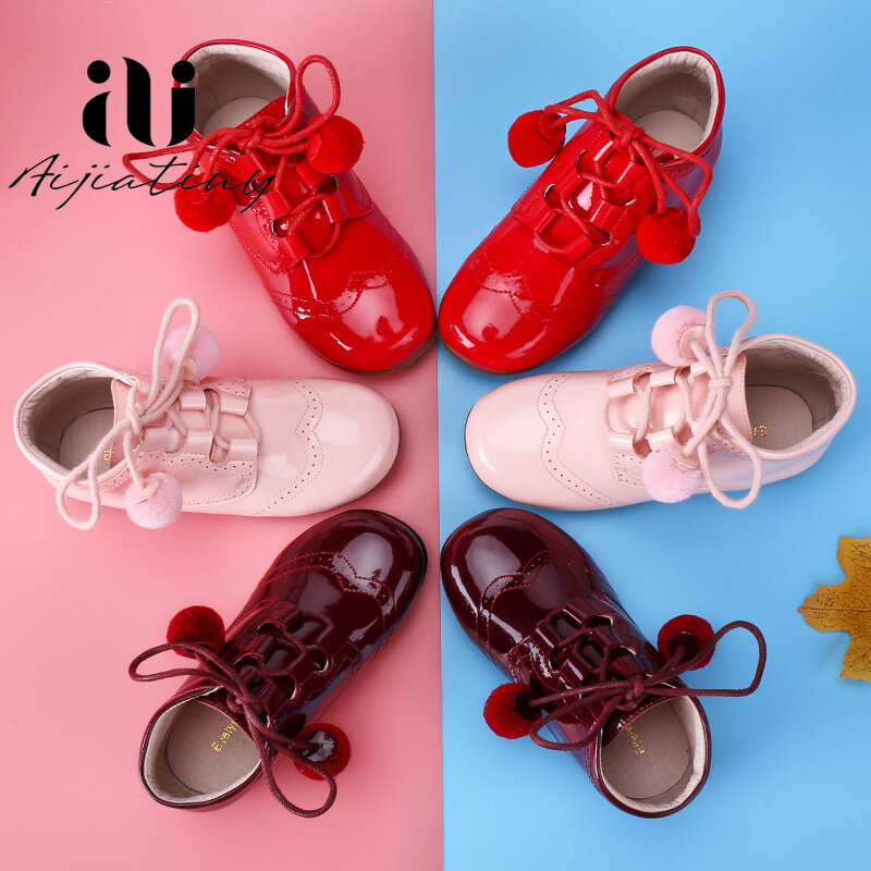 Criança menina moda botas primavera outono crianças meninas sapatos crianças botas para a menina do bebê genuíno couro tornozelo botas 2020