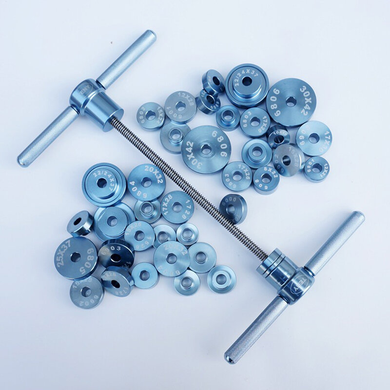 Conjunto da imprensa do rolamento do ciclo para rodas/rolamento do cubo instalação ferramentas de reparo da bicicleta kit de reparação