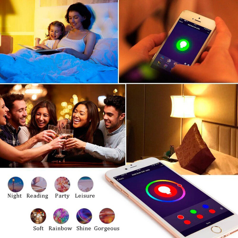 Lâmpada inteligente led tuya zigbee e27, lâmpada inteligente 9w com controle remoto por aplicativo smart life, alexa, google home, automação de casa, 1-10 unidades