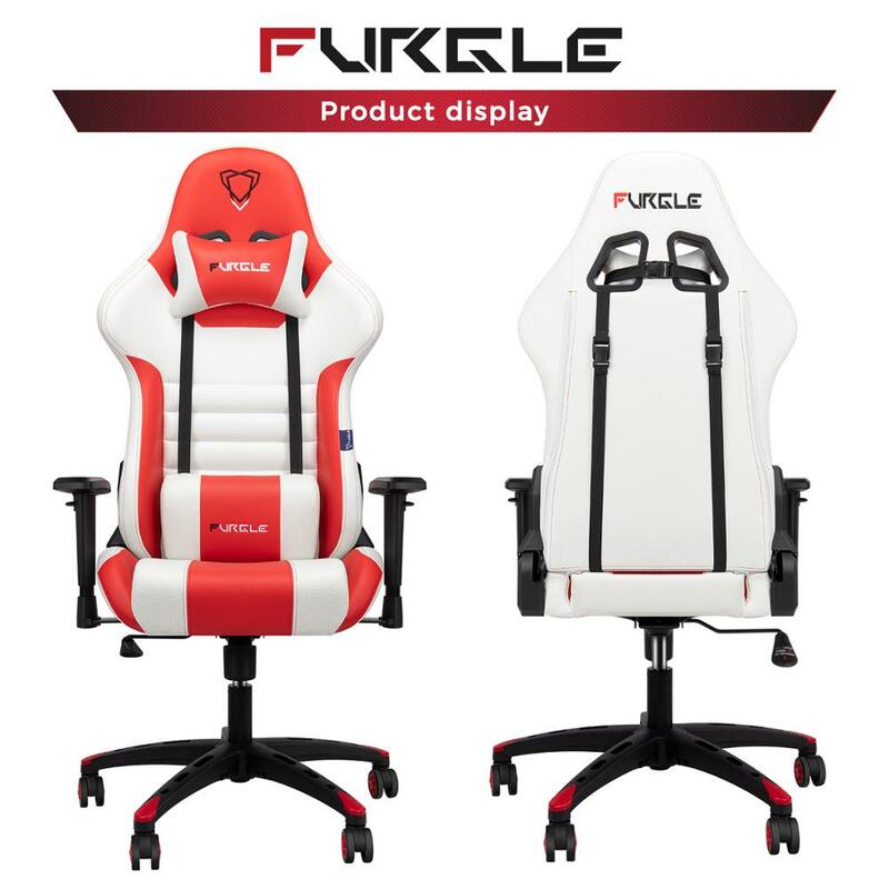 Furgle WCG Lift Computer Chair Gaming Swivel Chair with Leather Cushion for Office/Game