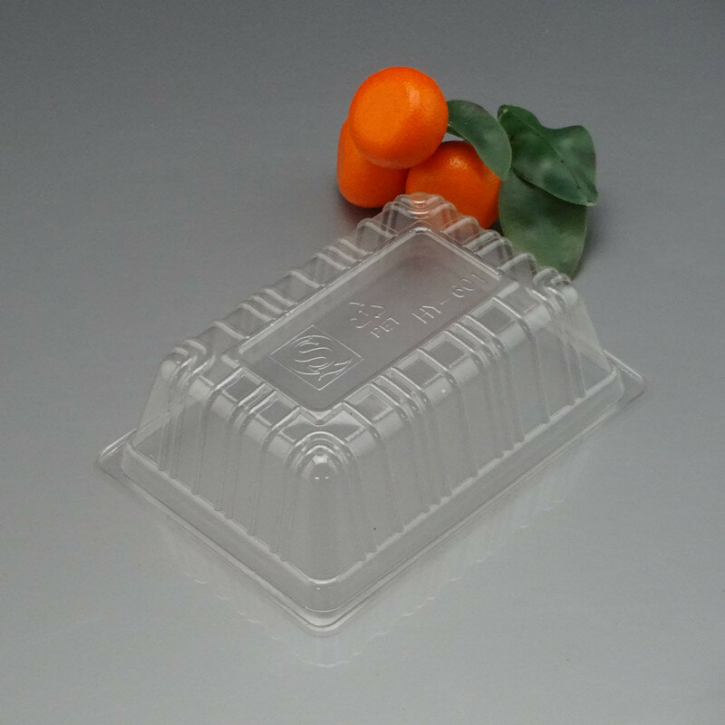 Caixa de frutas e vegetais caixa de frutas caixa de abacaxi strawb descartável sem cobertura transparente recipiente de frutas caixa de manga guo shu ele
