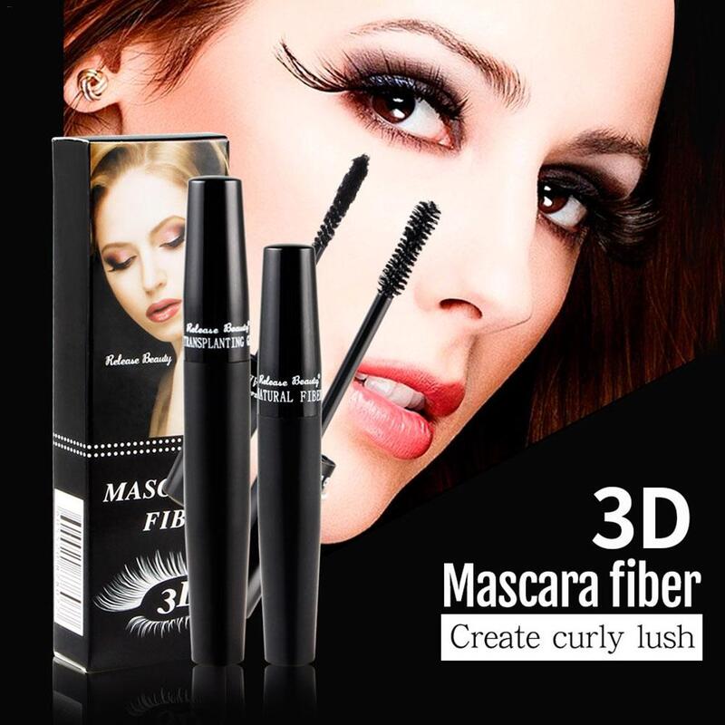 Combinazione di Mascara 3D tubo nero Curling spesso impermeabile durevole non sbavato Mascara a prova di sudore cosmetico