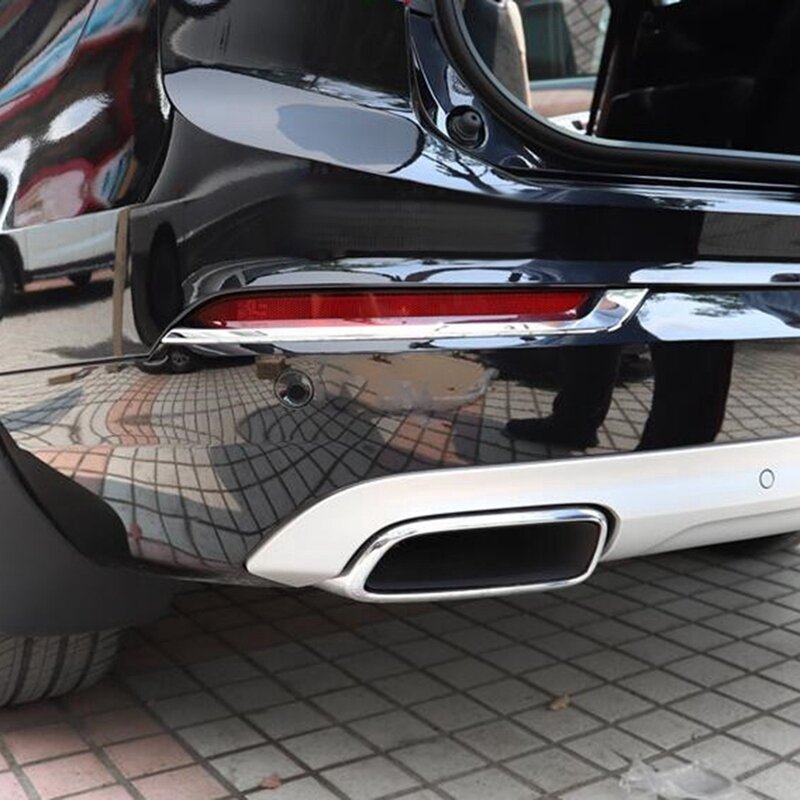 รถ Chrome ด้านหลังหางหมอกโคมไฟตาสำหรับ VOLVO XC90 2016-2020รถอุปกรณ์เสริม