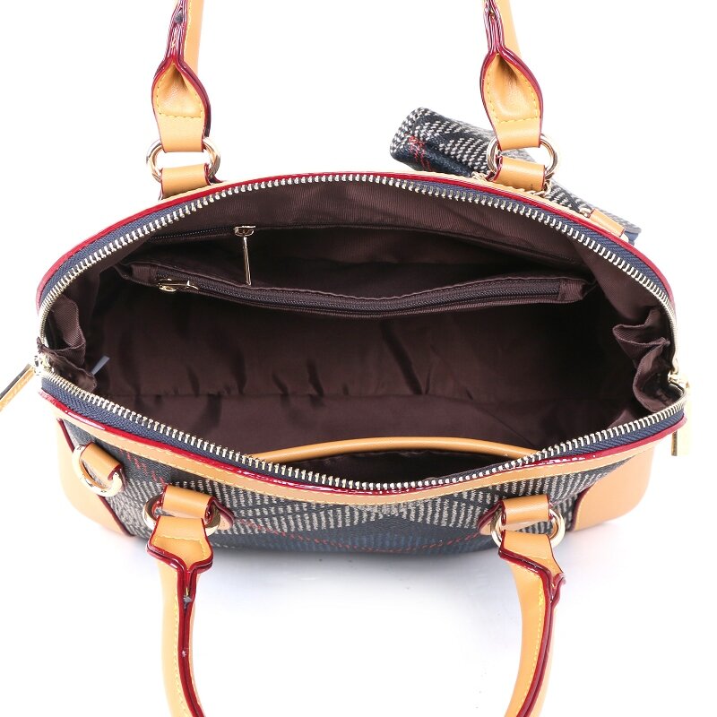 Женская сумка-ракушка в стиле ретро, портативная Классическая модная универсальная сумка-мессенджер на одно плечо, женская сумка с новым уз...