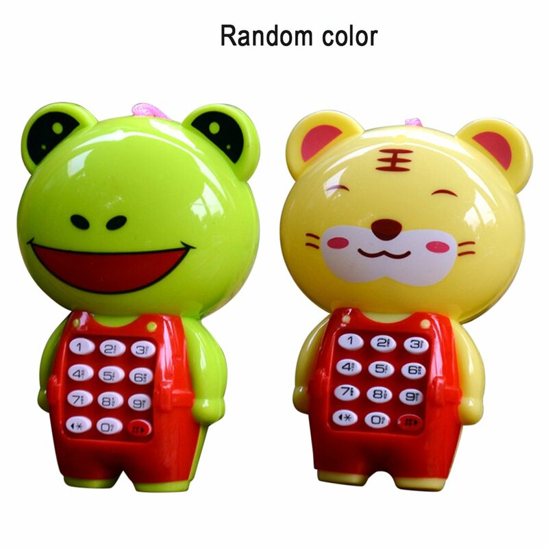 Creative Cartoon Music Phone Mobile Phone Baby Education Learning Toy Mobile Phone Model Machine Children'S Best Gift