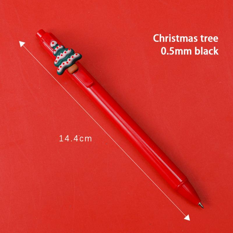 Penna Gel penna natalizia articoli di cancelleria Kawaii materiale scolastico penna inchiostro Gel cartoleria scuola ufficio fornitori penna regali per bambini