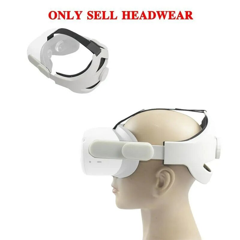 Cinta de cabeça ajustável cinta de halo para oculus quest 2 vr aumentar a força de apoio de pressão reduzida virtual e melhorar o conforto