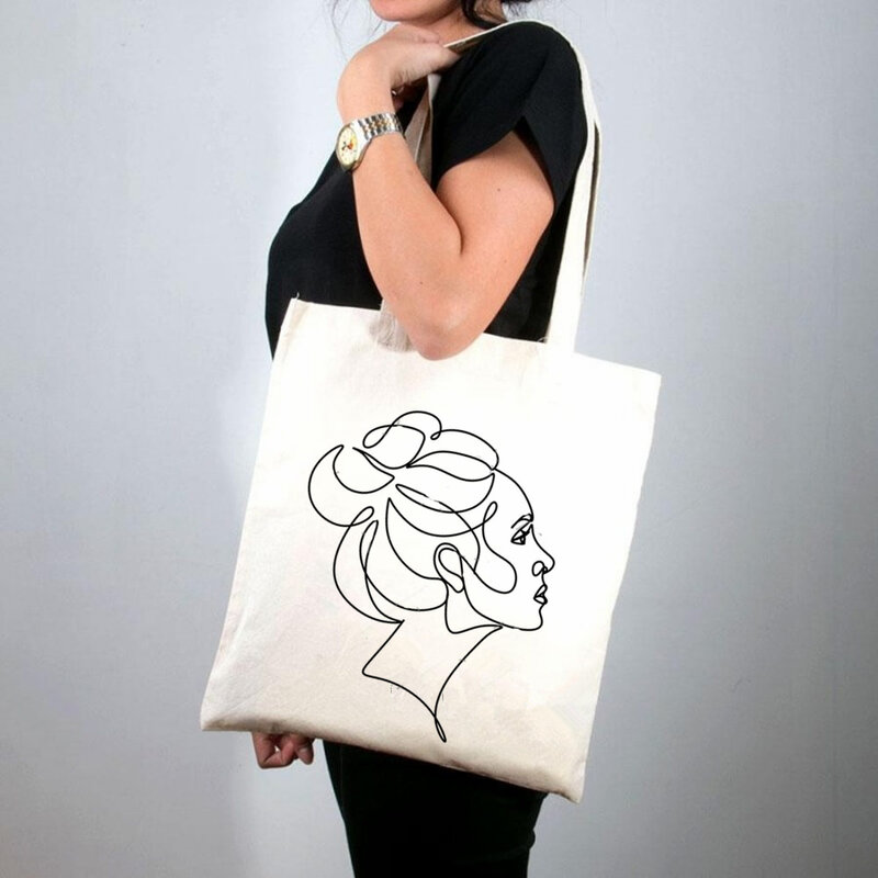 2021 сумка-шоппер дикой природы мультфильмов сумка для женщин Harajuku сумка для покупок через плечо; Сумка-шоппер леди Сумки-холсты