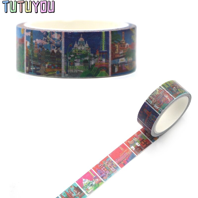PC318 Decorative Paper Washi Tape DIY Scrapbooking Masking Tapes School Office Supply