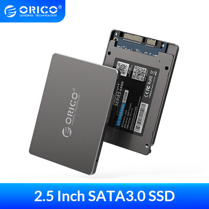 ORICO 2.5 بوصة SATA SSD 128GB 256GB 512GB 1 تيرا بايت SSD 1 تيرا بايت أقراص بحالة صلبة داخلية 2.5 SSD SATA لأجهزة الكمبيوتر المحمول المكتبي