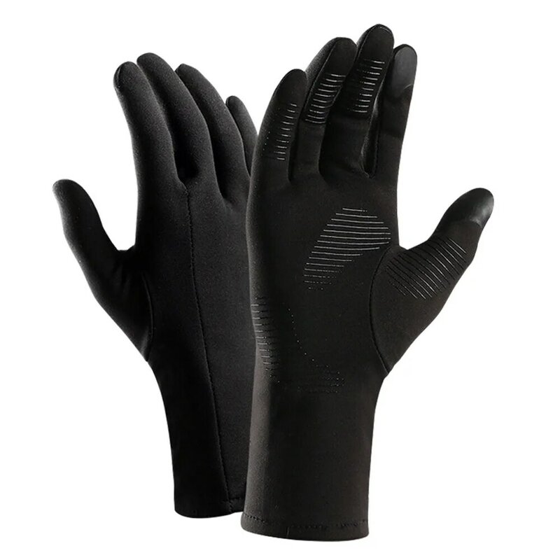Unisex Ski Gloves Winter Warm Windproof Waterproof Anti-slip Fleece Thermal Touch Screen Bike Ski Running Gloves