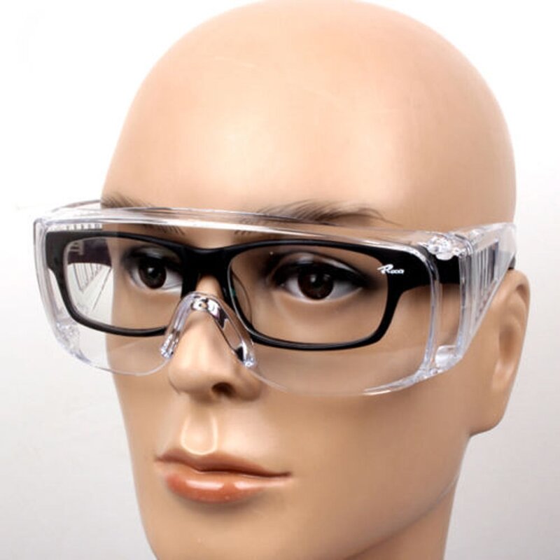 ใหม่ CLEAR Vented SAFETY Goggles ป้องกัน Lab Anti FOG แว่นตา Lab Anti หมอกฝุ่นแว่นตาป้องกันแว่นตา