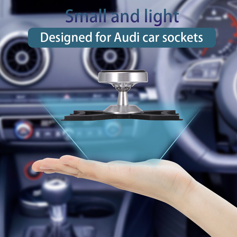 Suitable For Audi A3 S3 8V Universal Car Phone Holder Exhaust Hole Car Holder 360° Rotatable Support Mobile GPS Accessories