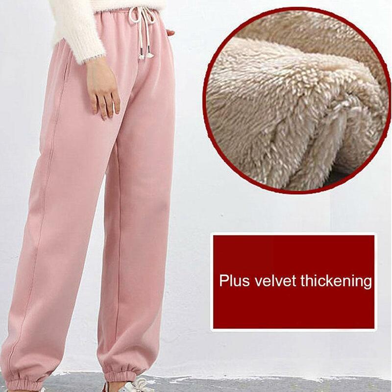 Leggings de inverno feminino cor resistente ao frio leggings calças elásticas alta confortável velo manter quente leggings de cintura o5k3