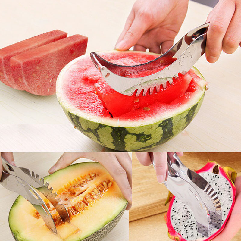 304 Edelstahl Wassermelone Artefakt Schneiden Messer Messer Corer Obst Und Gemüse Werkzeuge küche Zubehör Gadgets
