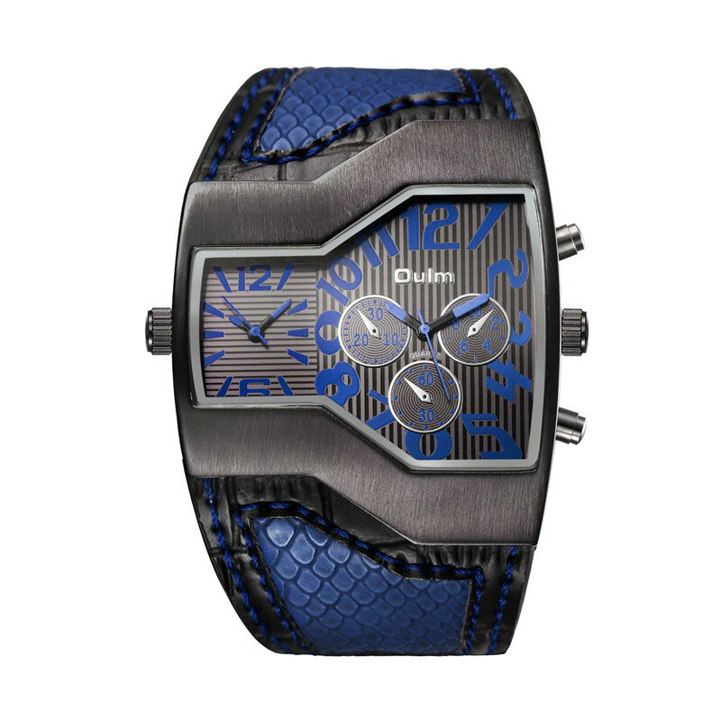 Relojes deportivos informales para hombre, pulsera de cuarzo resistente al agua con esfera grande, reloj deportivo Masculino