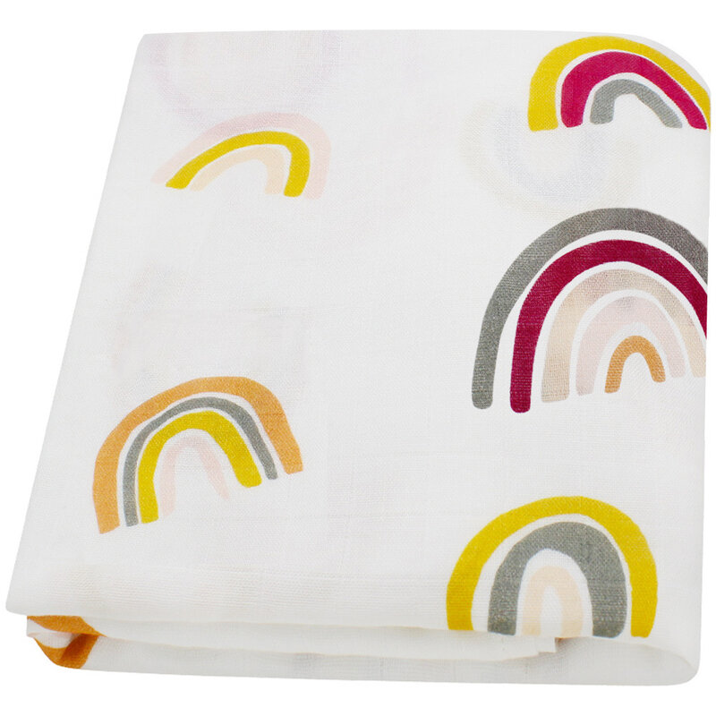 Бамбуковые одеяла для новорожденных, хлопковые пеленки для новорожденных, Детские муслиновые пеленки, одеяла 120*120 см