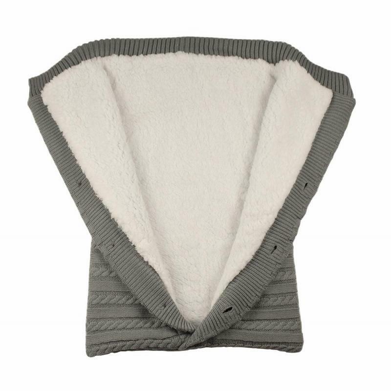 Newborn Baby Winter Warm Sleeping Bags Infant Button Knit Swaddle Wrap Swaddling Stroller Wrap Toddler Blanket Sleeping Bags 79