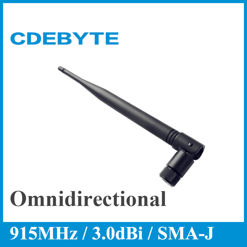 Ebyte-antena Wifi TX915-JKS-20, 915MHz, 3.0dBi, alta ganancia, antena omnidireccional, interfaz SMA Flexible
