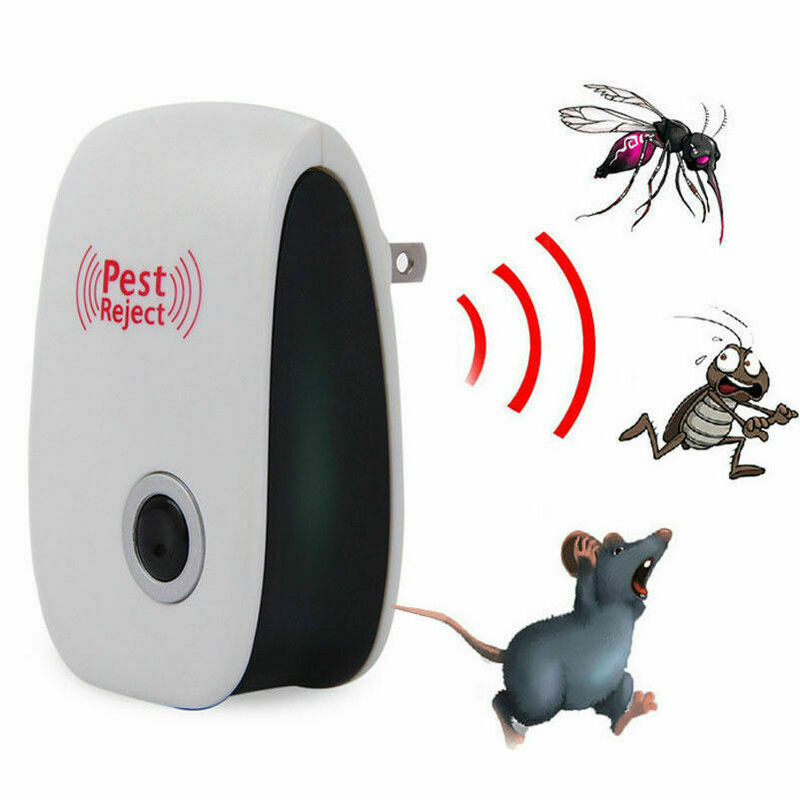 10Pcs ปฏิเสธ Killer ไฟฟ้า Ultrasonic Pest Repeller ป้องกันยุงควบคุมหนูแมลงสาบแมลง EU/US/UK Plug