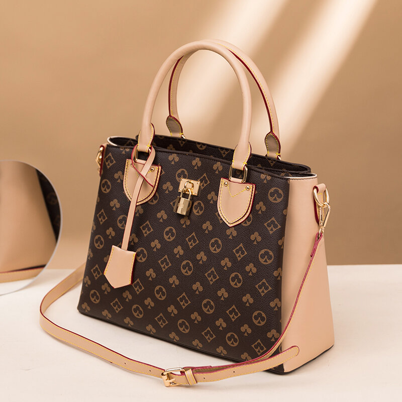 High-quality Printed Design Women Handbags European and American Fashion Women Shoulder Messenger Bag High capacity Handbag