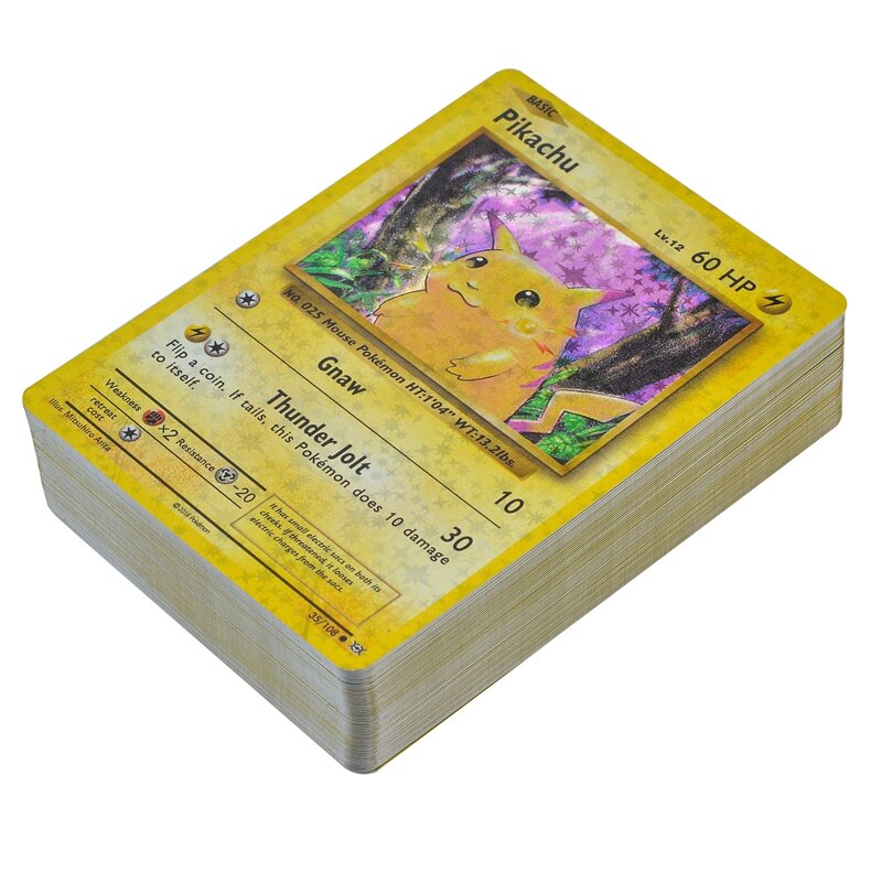 نادرة 1996 نسخة بطاقات البوكيمون Charizard Blastoise Venusaur Ninetales Mewtwo Zapdos بوكيمون فلاش لعبة جمع بطاقات