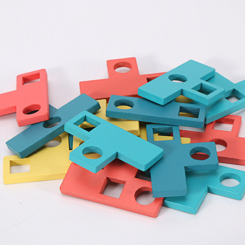 Crianças quebra-cabeça brinquedos forma jogo de correspondência cor pensamento lógico cognitivo foco em jogos de tabuleiro de treinamento avançado montessori