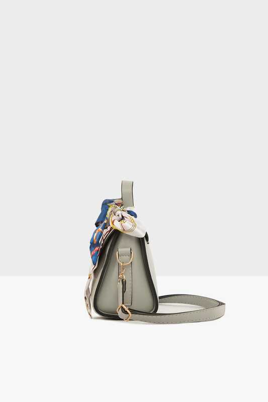 Серая женская наплечная сумка с клапаном, модная трендовая сумка на плечо 2021, водонепроницаемая бархатная кожаная повседневная женская сум...
