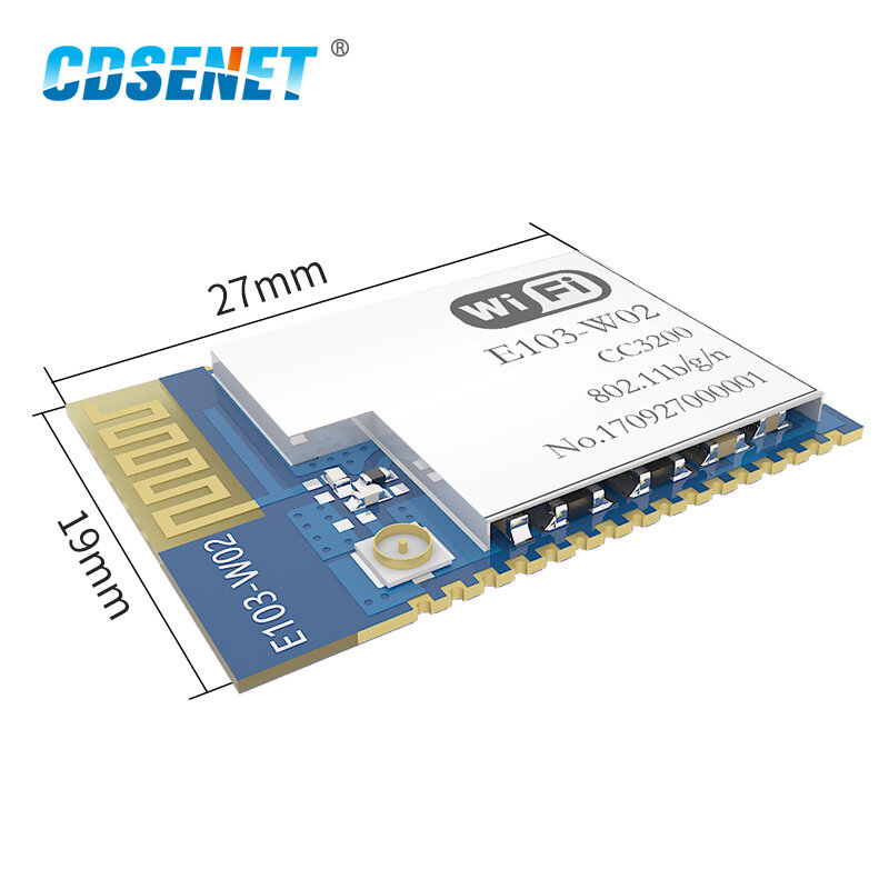 CC3200 E103-W02 WiFi модуль 2,4 GHz RF Wireless0dBm 300m Wifi передатчик и приемник