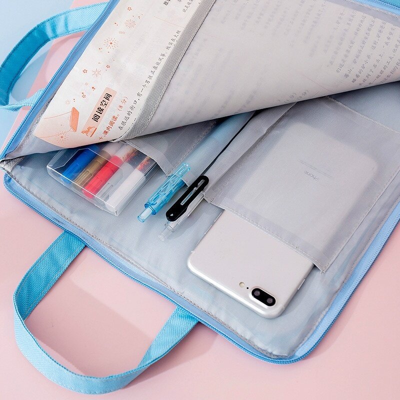 الهاتف المحمول حقيبة ملف حقيبة الإبداعية المحمولة متعددة الوظائف A4 سستة ملف حقيبة المحمولة باد حقيبة الكمبيوتر